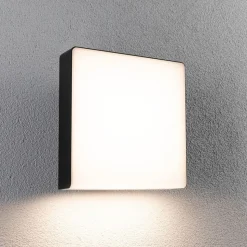 Paulmann LED udendørs væglampe Azalena, sensor, antracit