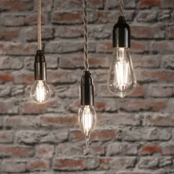 Paulmann LED-dråbe E27 5 W 2.700 K filament, 2 stk