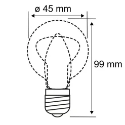 Paulmann LED-dråbepære E14 5W, dim to warm