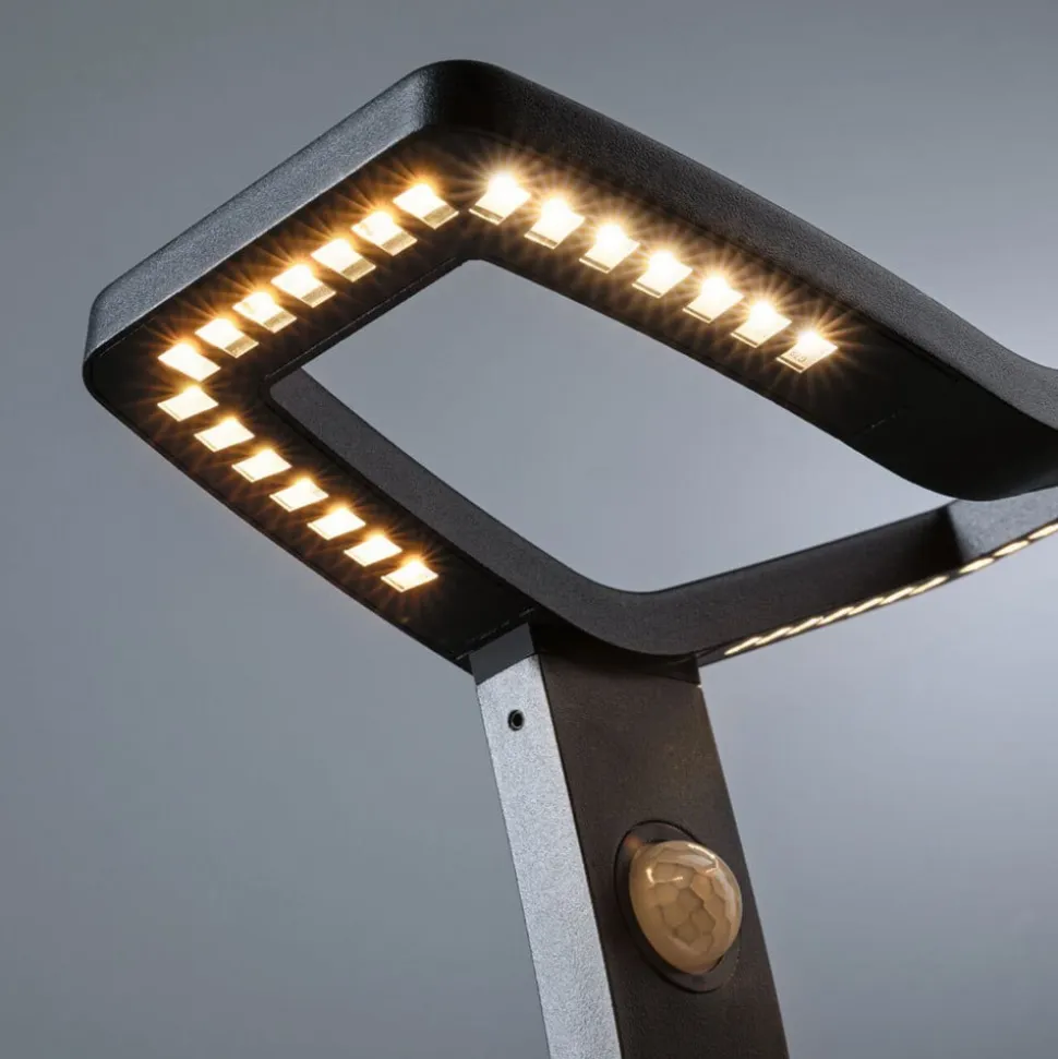 Paulmann LED-gadelampe Alara, antracit, 67 cm IP44