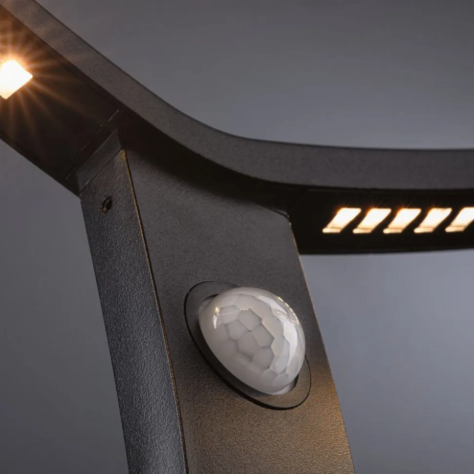 Paulmann LED-gadelampe Alara, antracit, 67 cm IP44