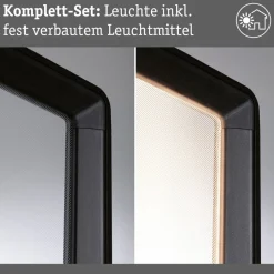Paulmann LED-gadelampe Reana, antracit, 83 cm metal IP44