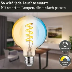Paulmann LED-globe G95 ZigBee E27 7,5W guld CCT