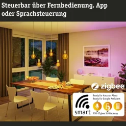 Paulmann LED-globe G95 ZigBee E27 6,3W guld RGBW