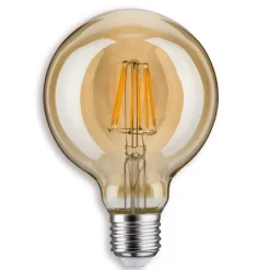 Paulmann LED-globepære E27 6,5 W 825 G95, guld