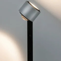 Paulmann LED-gulvlampe Aldan, metal, justerbar, dæmpbar