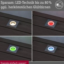 Paulmann LED-gulvlampe til indbygning Gulv, kantet, RGBW, zigbee