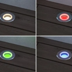 Paulmann LED-gulvlampe til indbygning Gulv, rund, RGBW, zigbee