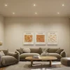 Paulmann LED-indbygningslampe Cole Coin sort Ø9cm IP44 dæmpbar 3 stk.