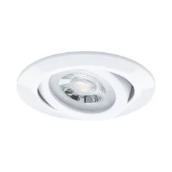Paulmann LED-indbygningslampe, hvid Ø 8 cm 4,8 W tænd/sluk 10-pak