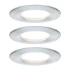 Paulmann LED-indbygningsspot Nova Coin 3 aluminium rund dæmpbar
