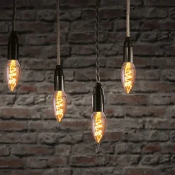 Paulmann LED-kertepære E14 4W 1.800 K guld