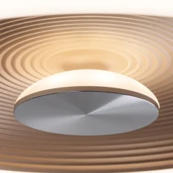 Paulmann LED-loftlampe Volea sort/guld Ø 32 cm IP44 dæmpbar