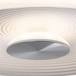 Paulmann LED-loftlampe Volea, hvid/sølv Ø 40 cm IP44 dæmpbar