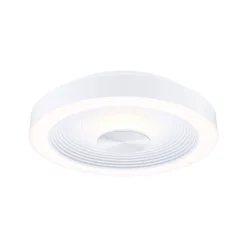 Paulmann LED-loftlampe Volea, hvid/sølv Ø 32 cm IP44 dæmpbar