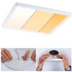 Paulmann LED-panel Areo dimtowarm kantet hvid 23cm