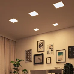 Paulmann LED-panel Areo dimtowarm kantet hvid 23cm