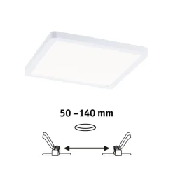 Paulmann LED-panel Areo 4.000 K kantet 17,5cm hvid