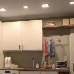 Paulmann LED-panel Areo 3.000 K kantet 17,5cm hvid