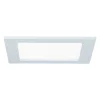 Paulmann LED-panel, kantet, 12W, 4.000 K, hvid