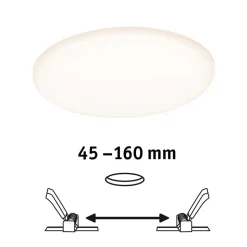 Paulmann LED-panel Veluna 3.000K rund ca. 18,5cm