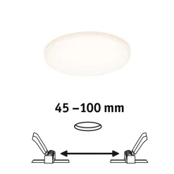 Paulmann LED-panel Veluna 3.000K rund ca. 12,5cm
