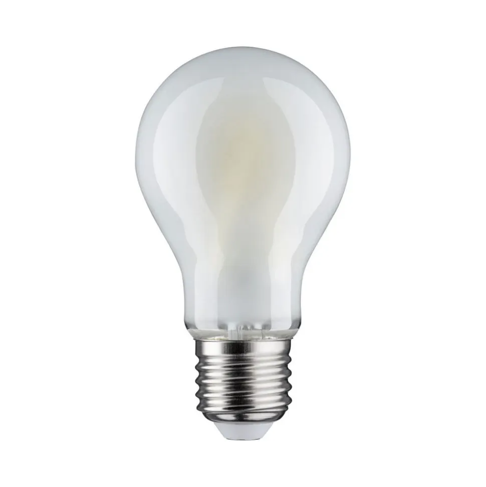 Paulmann LED-pære E27 9 W 6.500 K, mat, kan dæmpes