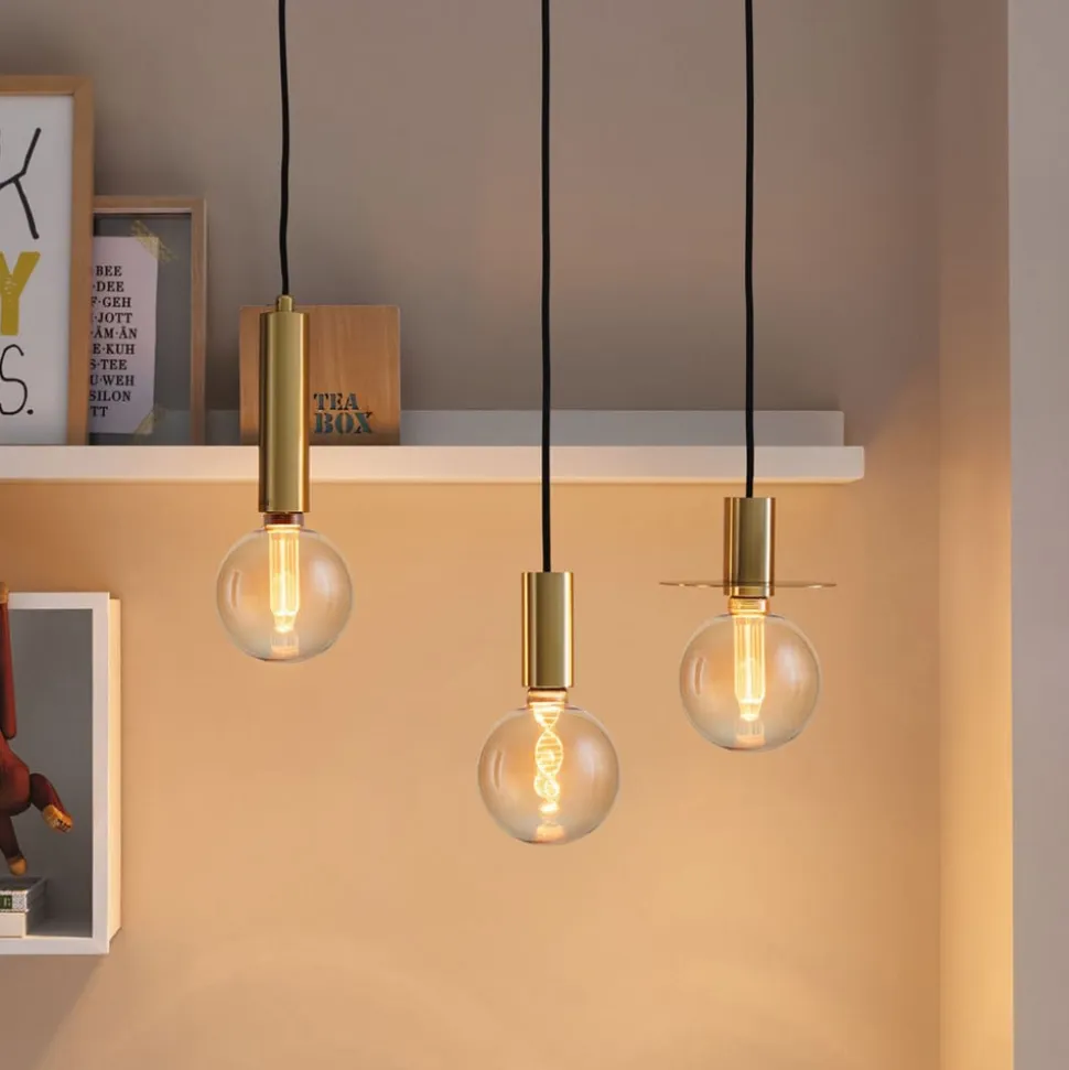 Paulmann LED-pære E27 3,5 W Arc 1.800K G125 guld