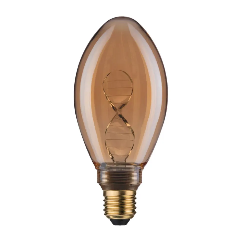 Paulmann LED-pære E27 3,5 W Helix 1.800K guld