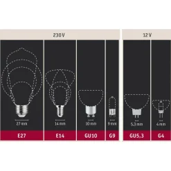 Paulmann LED-pære E27 filament grøn 1,1W
