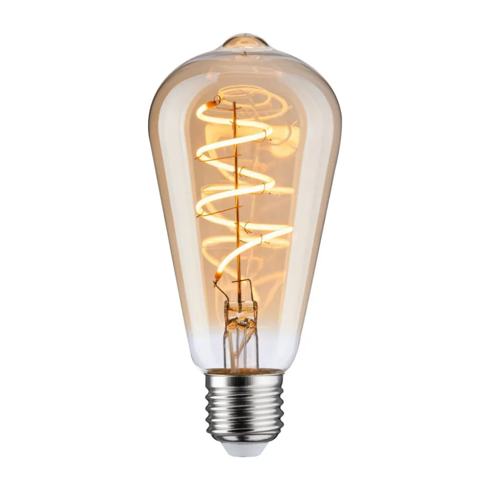 Paulmann LED-pære E27 5W ST64 1.800K guld dæmpbar
