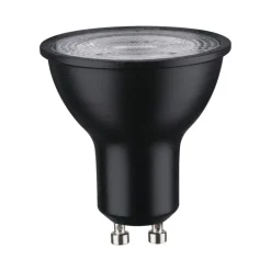Paulmann LED-reflektor 4.000 K sort GU10 8 W, dæmpbar 36°