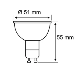 Paulmann LED-reflektor GU10 4 W 2.700 K alu 36° 3