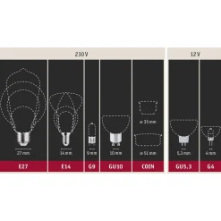 Paulmann LED-reflektor GU10 7W 4.000K dæmpbar hvid