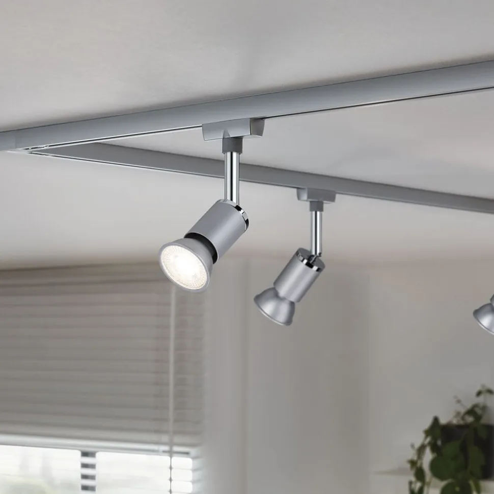 Paulmann LED-reflektor GU10 7W 2.700K dæmpet krom