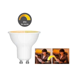 Paulmann LED-reflektor GU10 6W 350lm dæmpet til varm