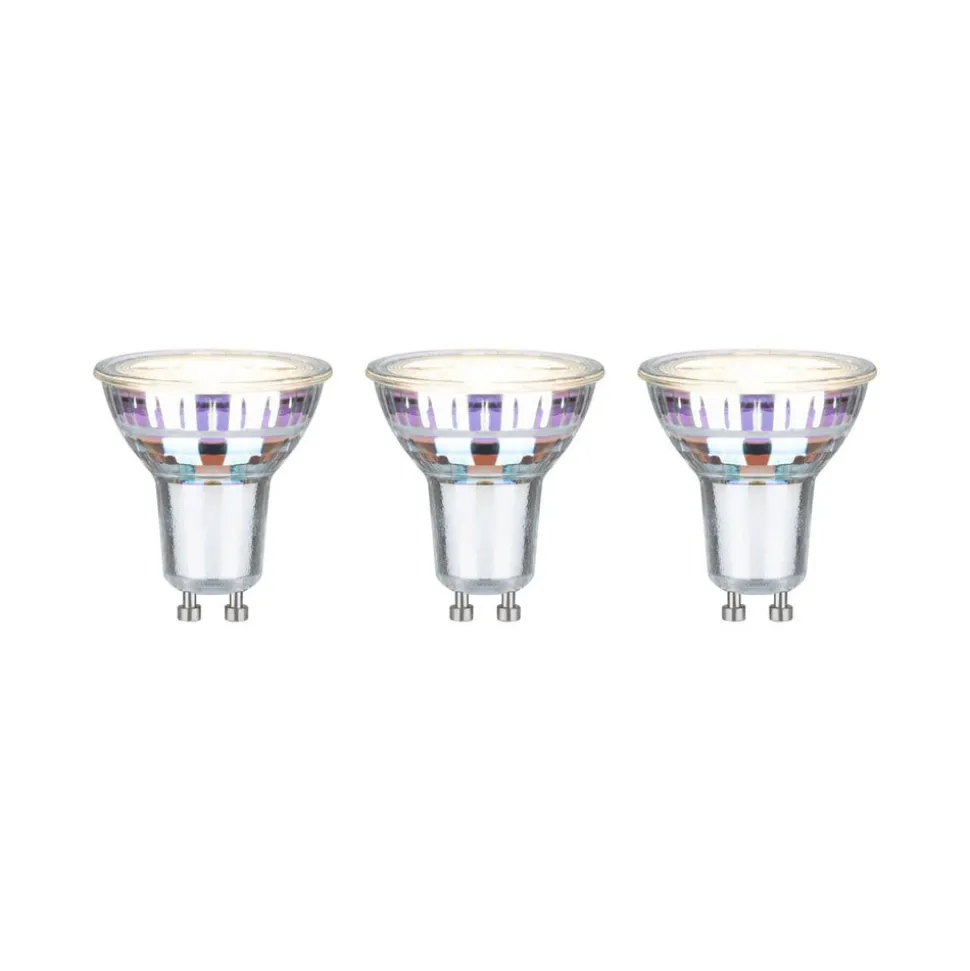 Paulmann LED-reflektor GU10 2,5 W, 3.000 K, 450 lm, 100° 3 enheder