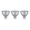 Paulmann LED-reflektor GU5,3 6W 2.700 3 stk krom