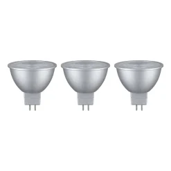 Paulmann LED-reflektor GU5,3 6W 2.700 3 stk krom