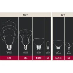 Paulmann LED-reflektor GU10 5,5 W 2.700 K easydim
