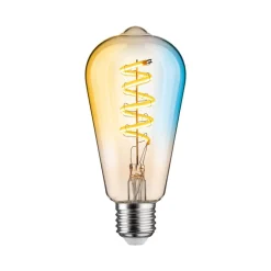 Paulmann LED-rustik pære ZigBee E27 7,5W CCT guld