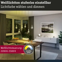 Paulmann LED-rustik pære ZigBee E27 7,5W CCT guld