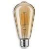 Paulmann LED-rustikpære E27 6,5 W 825 ST64, guld