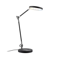 Paulmann LED-skrivebordslampe Numis, sort, dæmpbar, CCT