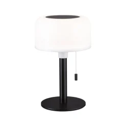 Paulmann LED-solcellelampe Bartja, sort, IP44 dæmpbar