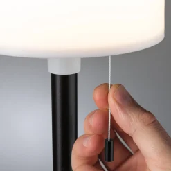 Paulmann LED-solcellelampe Bartja, sort, IP44 dæmpbar
