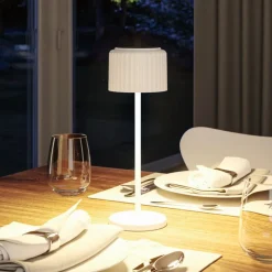 Paulmann LED-solcellelampe Else, hvid, IP44, dæmpbar