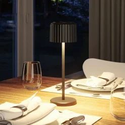 Paulmann LED-solcellelampe Else, sort, IP44 dæmpbar