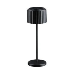 Paulmann LED-solcellelampe Else, sort, IP44 dæmpbar