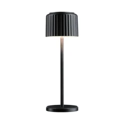 Paulmann LED-solcellelampe Else, sort, IP44 dæmpbar